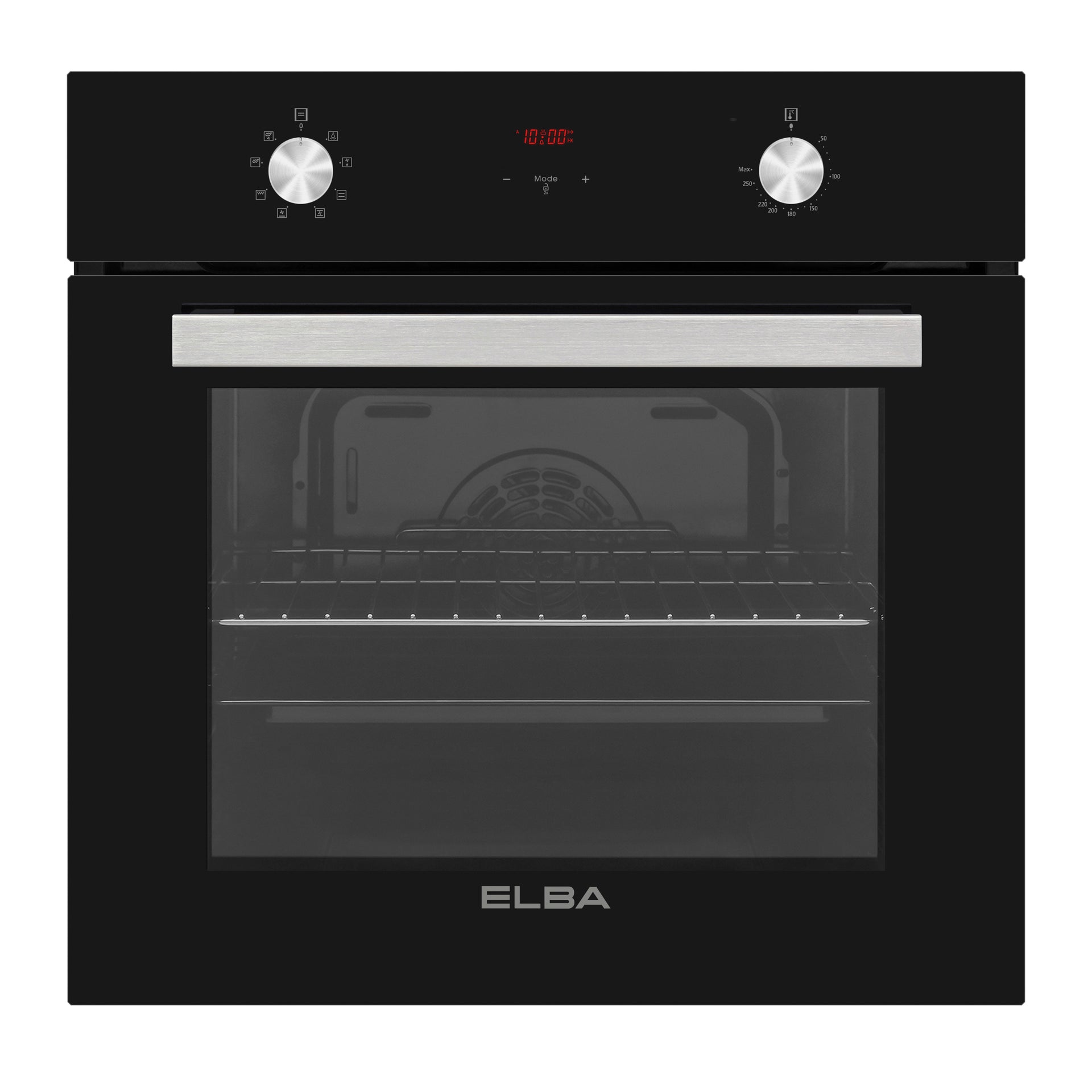 Elba Multifunction Electric Oven 60CM Black Glass Finish 04/T60-5
