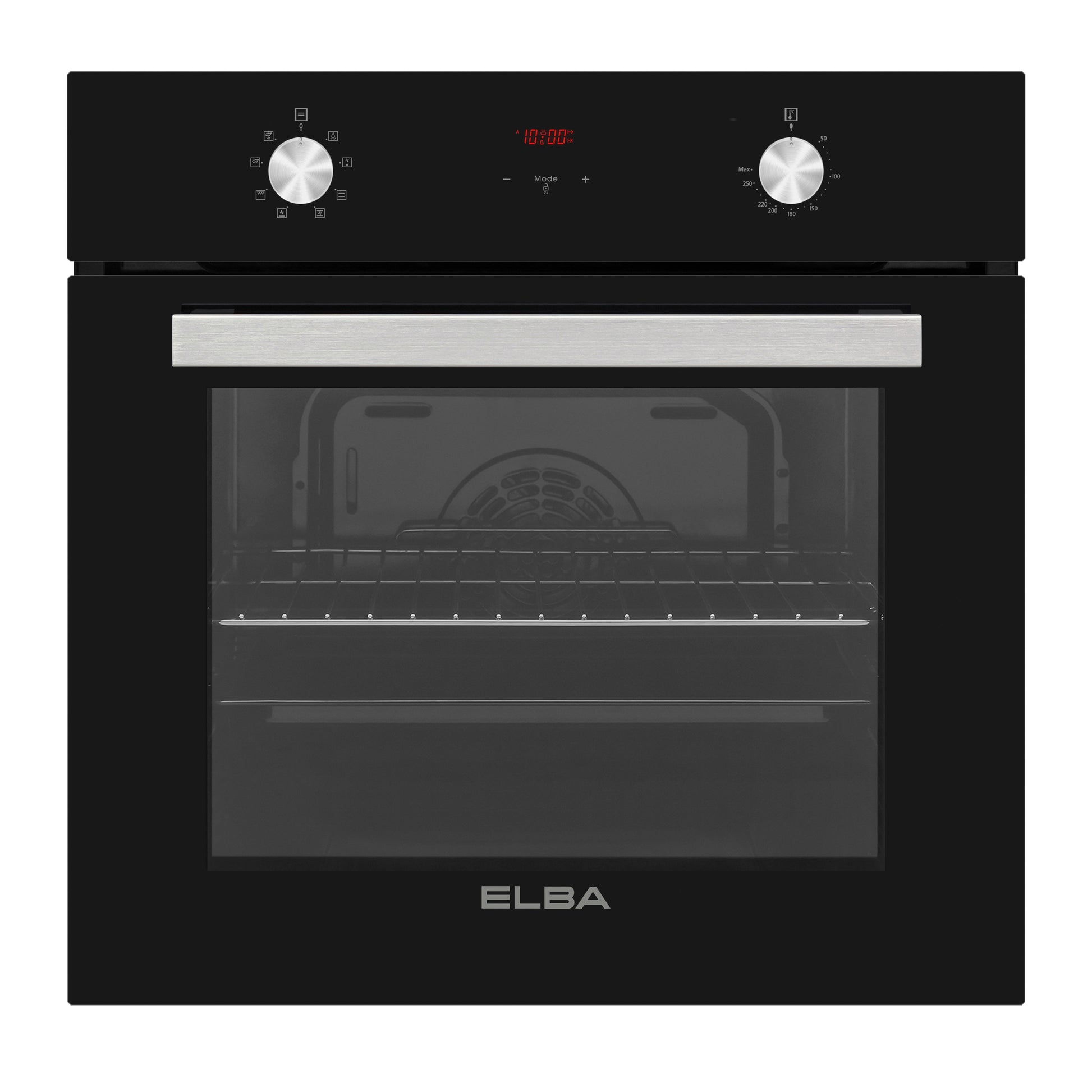 Elba Multifunction Electric Oven 60CM Black Glass Finish 04/T60-5-1