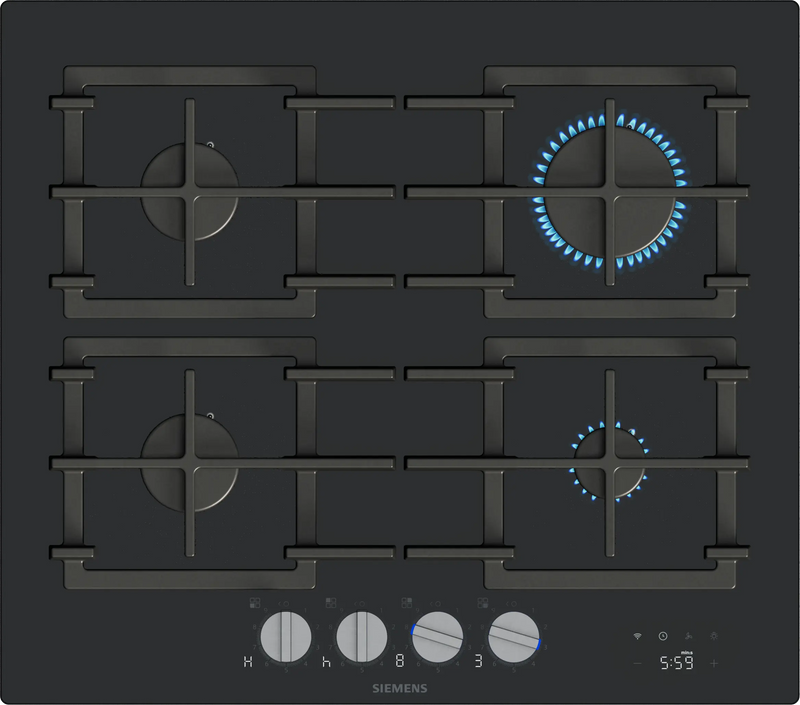 Siemens iQ700 Gas Hob 60 cm Tempered glass Black ER6A6PH40Z-1
