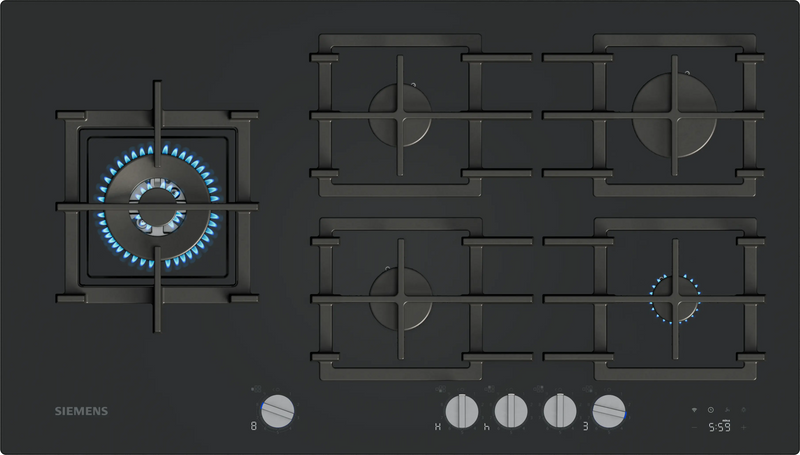 Siemens iQ700 Gas Hob 90 cm Tempered glass Black ER9A6SH40Z-1