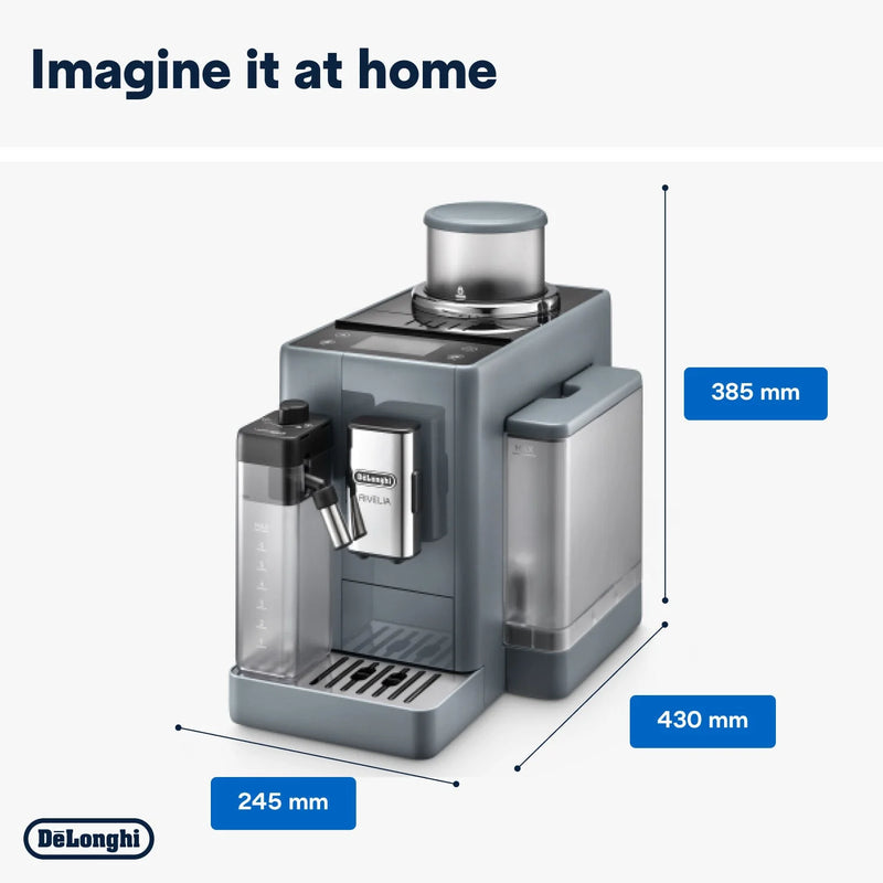 Delonghi Rivelia Bean to Cup Coffee Machine Pebble Grey EXAM440.55.G-2