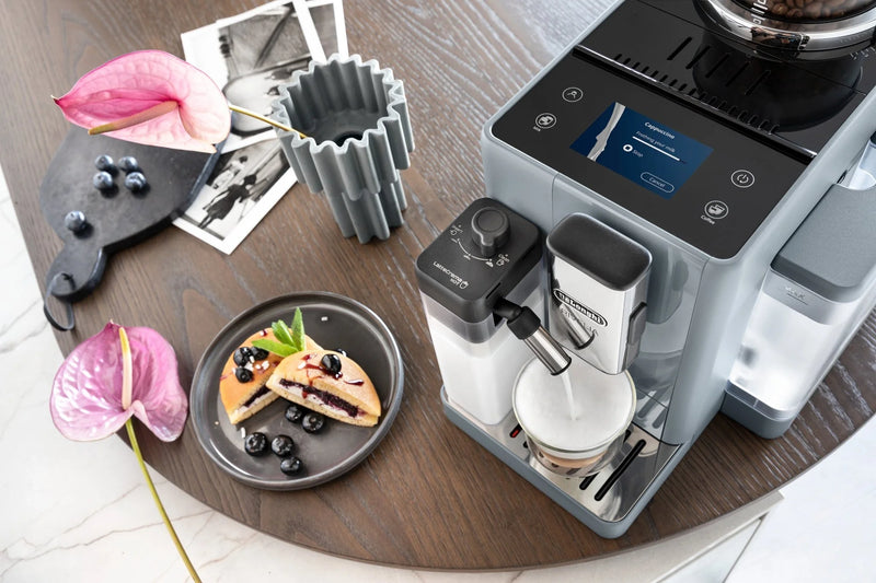 Delonghi Rivelia Bean to Cup Coffee Machine Pebble Grey EXAM440.55.G-8