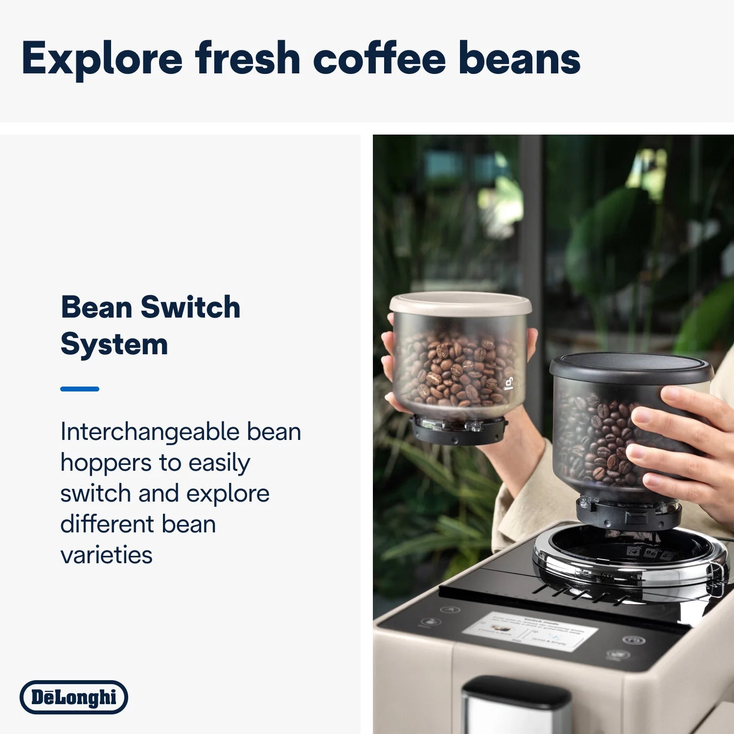 Delonghi Rivelia Bean to Cup Coffee Machine Beige - EXAM440.55.BG-5
