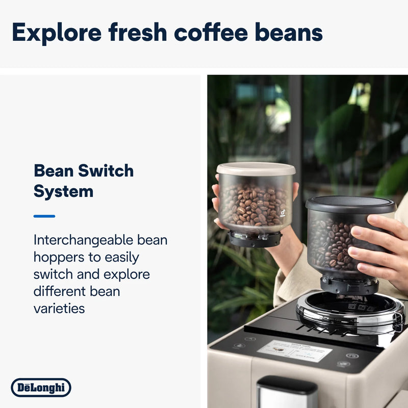 Delonghi Rivelia Bean to Cup Coffee Machine Beige - EXAM440.55.BG-5