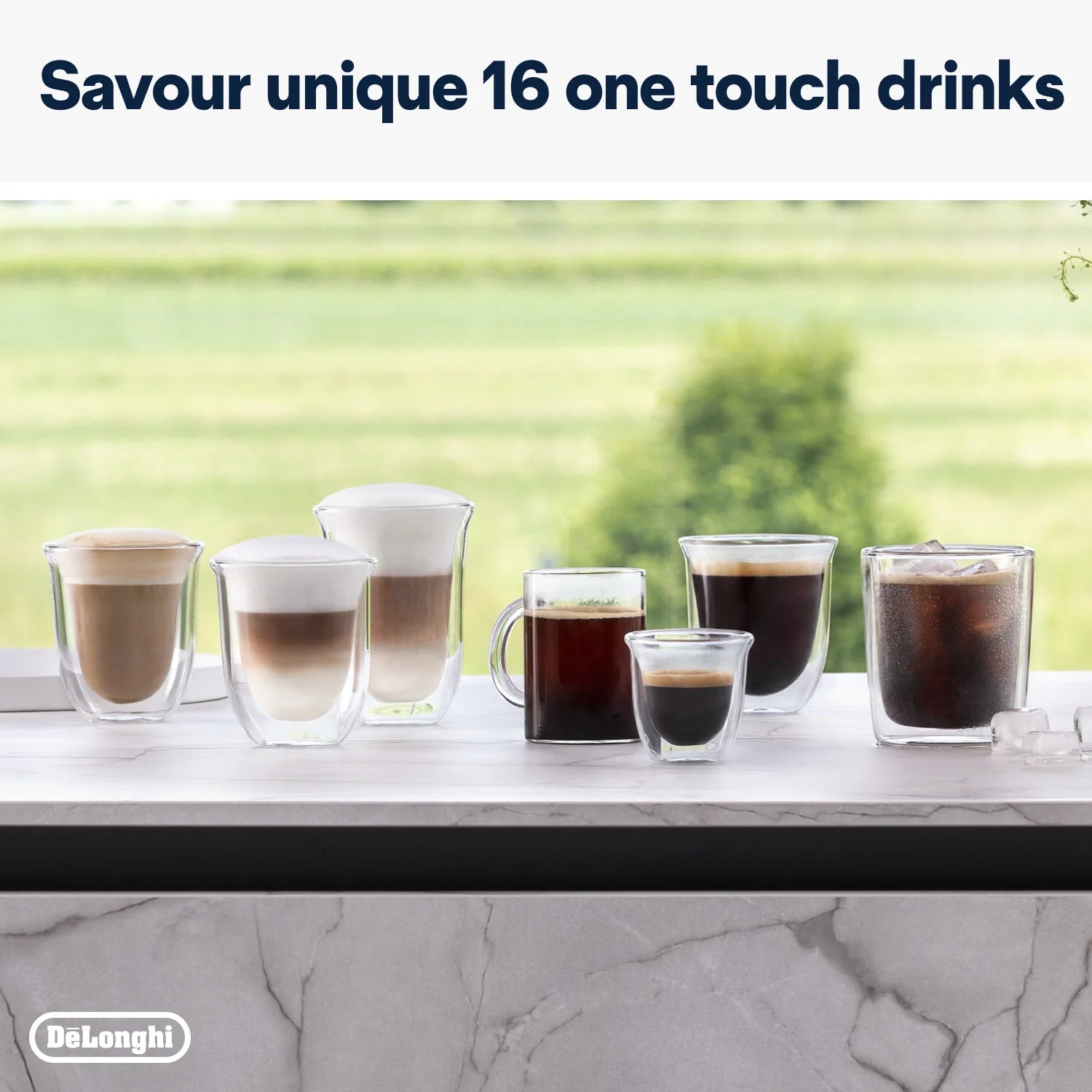 Delonghi Rivelia Bean to Cup Coffee Machine Beige - EXAM440.55.BG