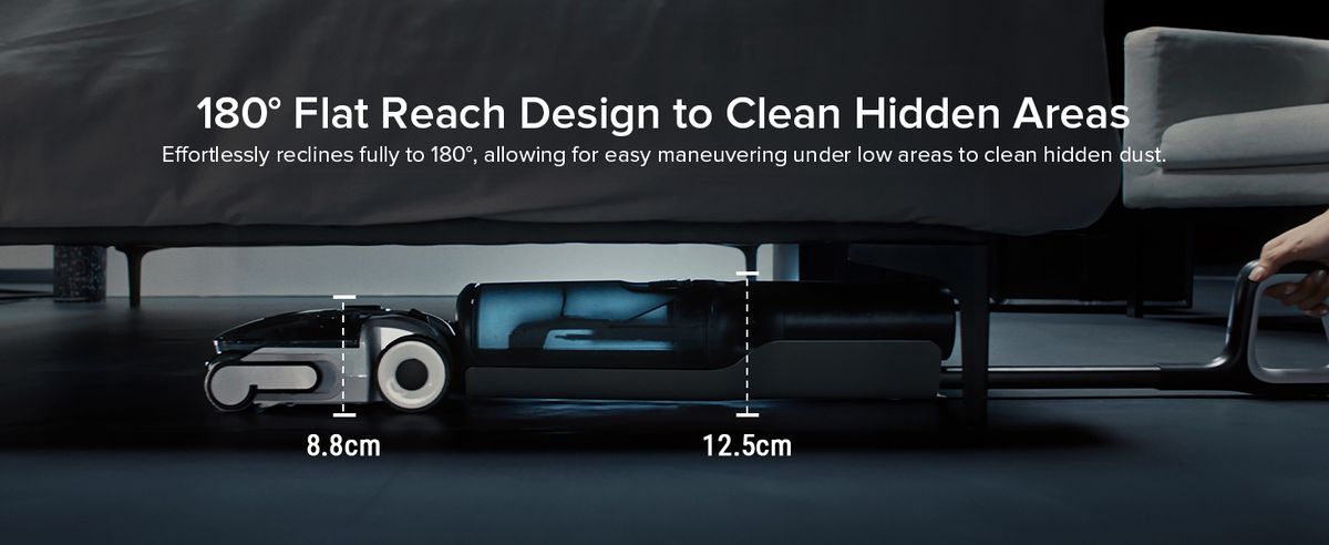 Roborock Smart Cordless Wet & Dry Upright Vacuum Cleaner Black F25ACE-10