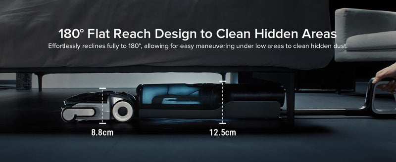 Roborock Smart Cordless Wet & Dry Upright Vacuum Cleaner Black F25ACE-10