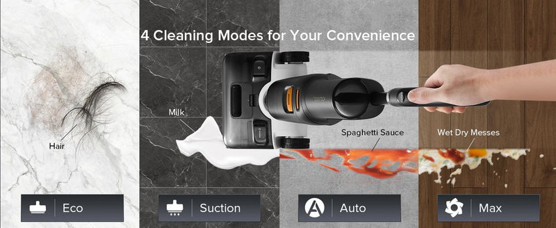 Roborock Smart Cordless Wet & Dry Upright Vacuum Cleaner Black F25ACE-13