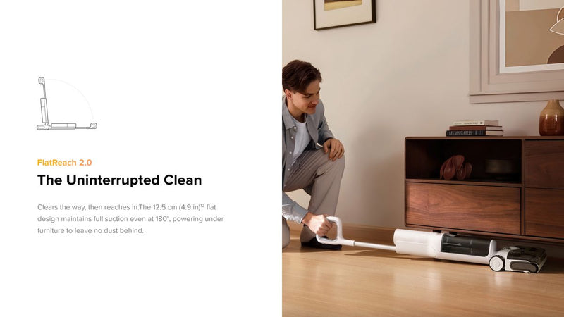 Roborock RapidClean Upright Wet & Dry Vacuum Cleaner White F25RTGEN2-10