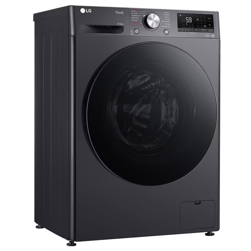 LG 9/5KG Washer Dryer Front Loader Combo Washing Machine Black Finish F2V5FRPYJ-1