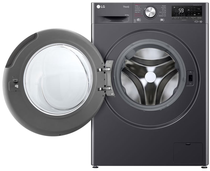 LG 9/5KG Washer Dryer Front Loader Combo Washing Machine Black Finish F2V5FRPYJ-7