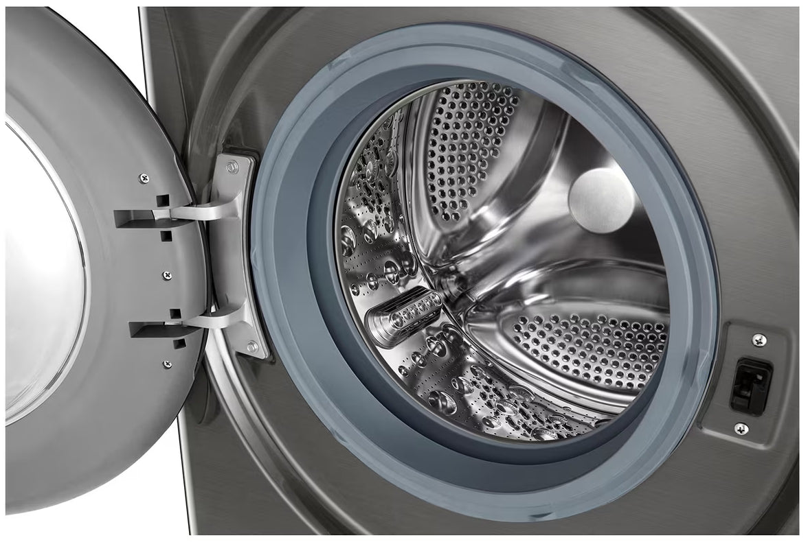 LG 9kg Front Loader Washer With AI DD +Steam in Stainless Finish F2V5FYPYP-4