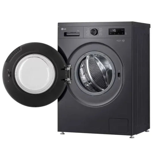 LG 7kg Front Loader Washing Machine Black F2Y1HYP6J-2