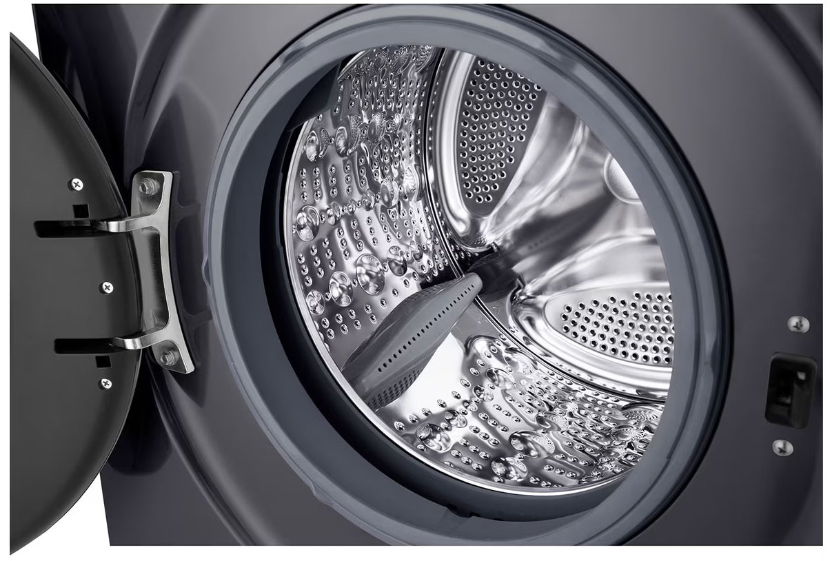 LG 9kg Front Loader Washing Machine Middle Black F2Y1VYP6J