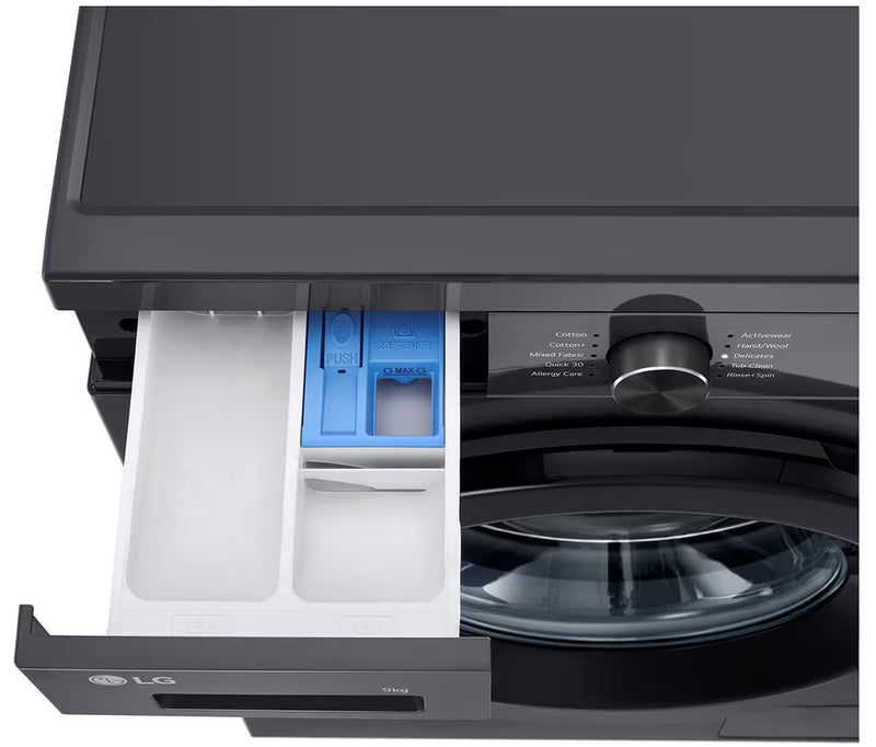 LG 9kg Front Loader Washing Machine Middle Black F2Y1VYP6J-8