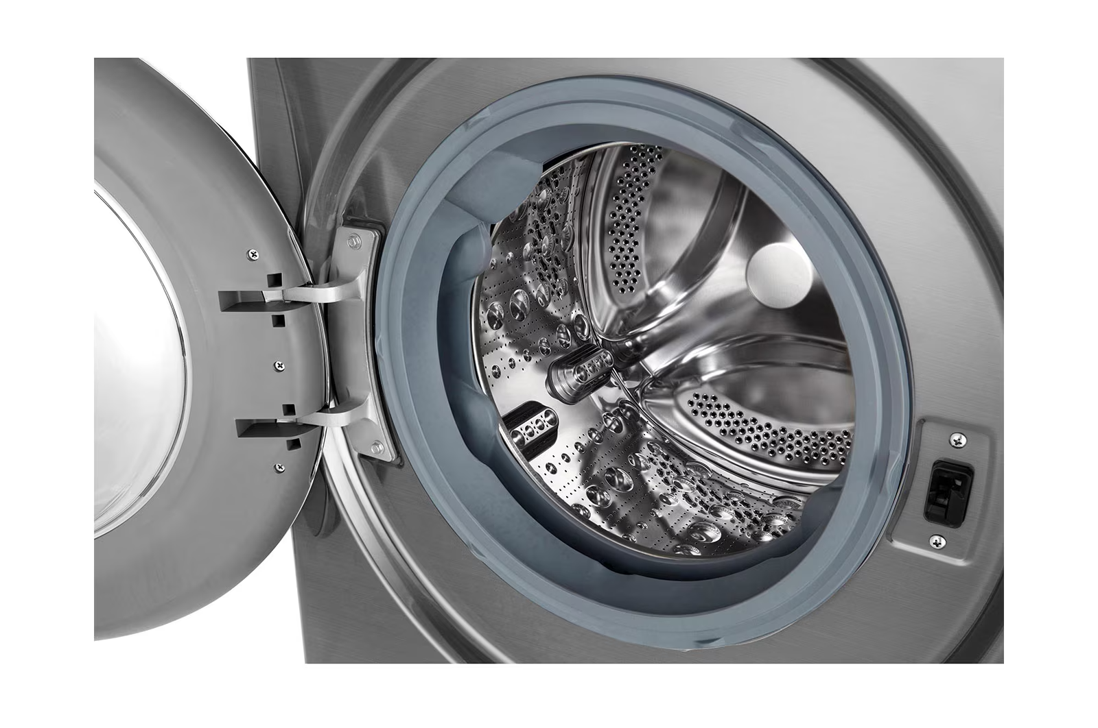 LG 10.5/7KG Front Loader Combo Washing Machine Silver F4V5RGP2T