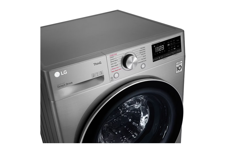 LG 10.5/7KG Front Loader Combo Washing Machine Silver F4V5RGP2T-12