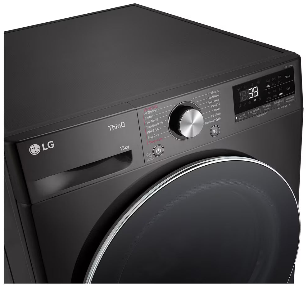 LG 13Kg Front Loader Black Finish F4Y9LWP2ZB