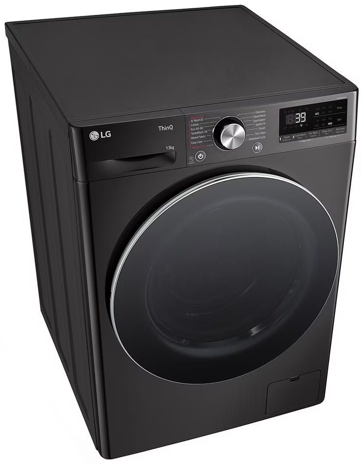 LG 13Kg Front Loader With AI DD +Steam Black Finish F4Y9LWP2ZB-8