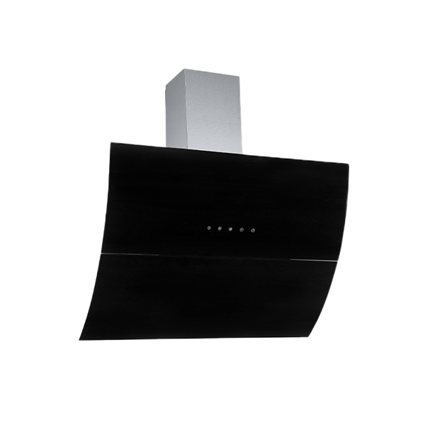 Falco Cookerhood Black Glass FAL90S03D