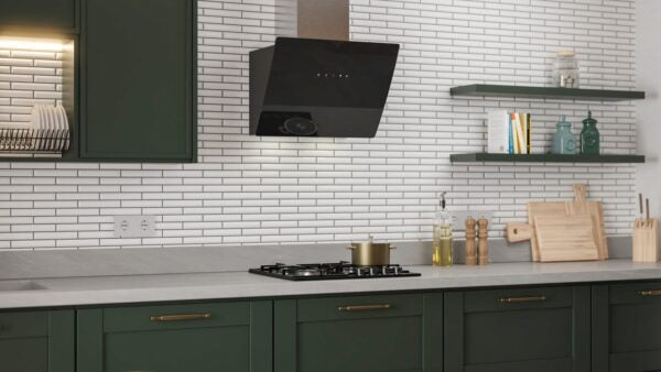 Falco Cookerhood 60CM Black Glass FAL60S03E-4