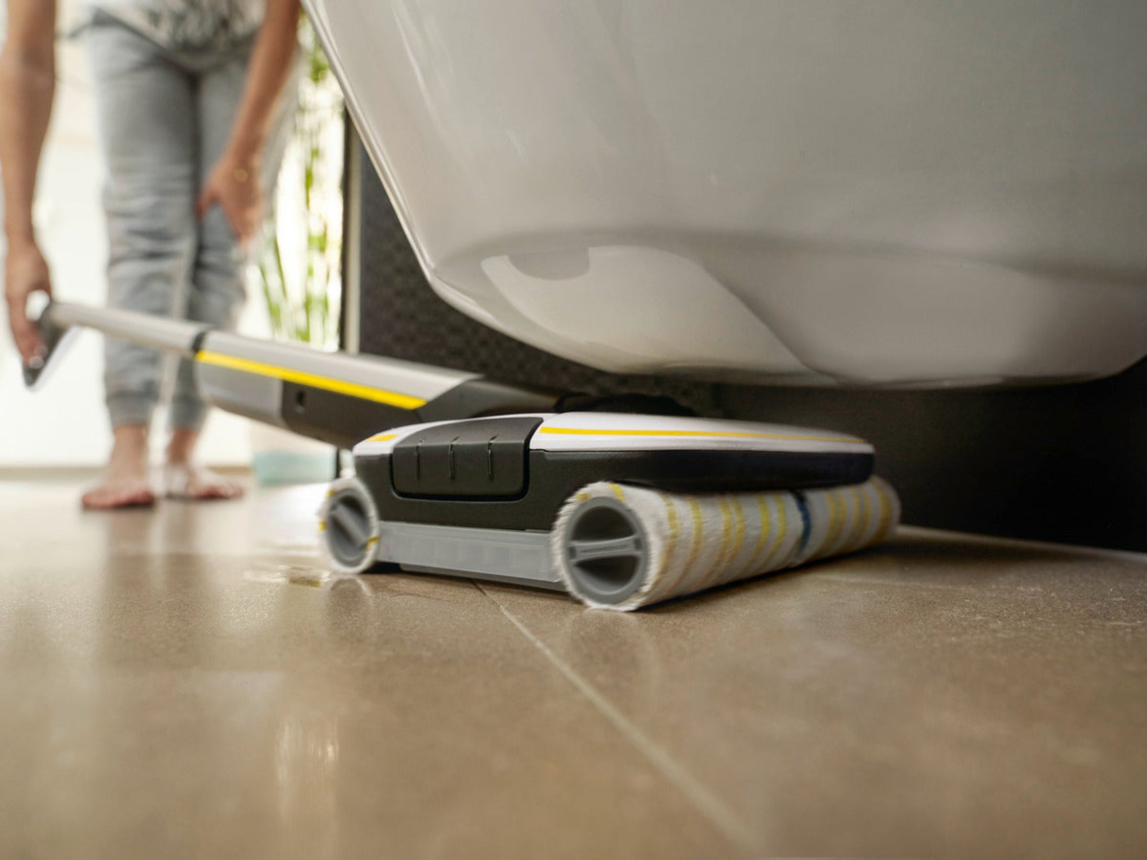 Karcher Wet And Dry Floor Cleaner Yellow FC7