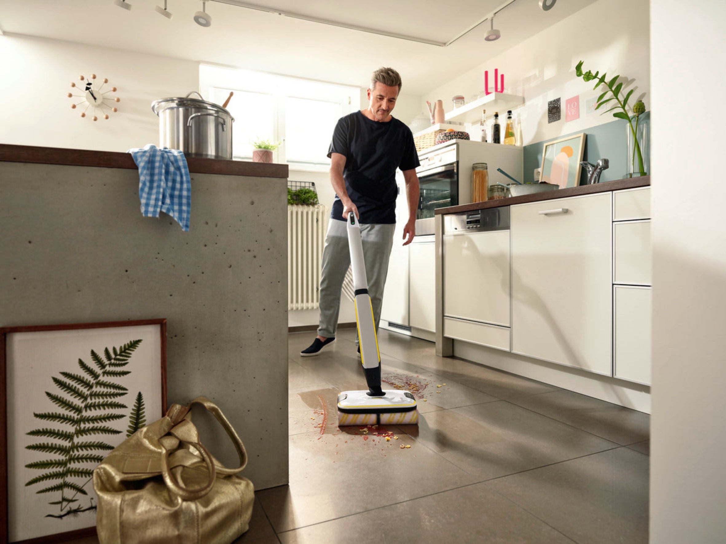 Karcher Wet And Dry Floor Cleaner Yellow FC7