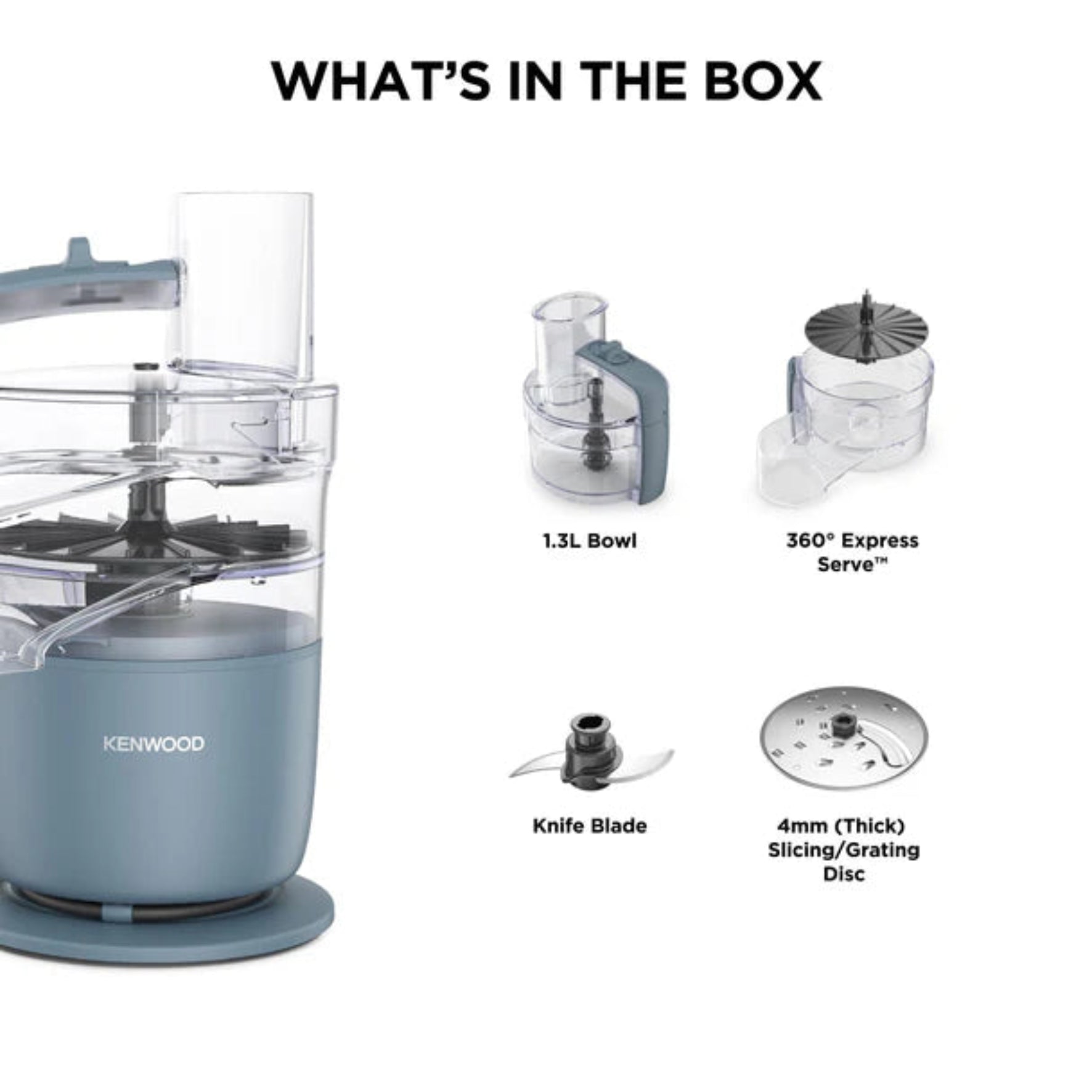 Kenwood Food Processor Grey FDP22.130GY