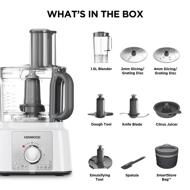 Kenwood MultiPro Express Food Processor FDP65.450WH-3