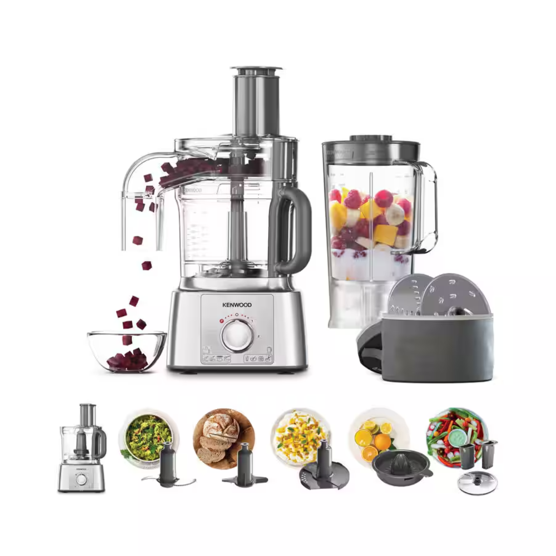 Kenwood Multipro Express Silver FDP65.820SI-2