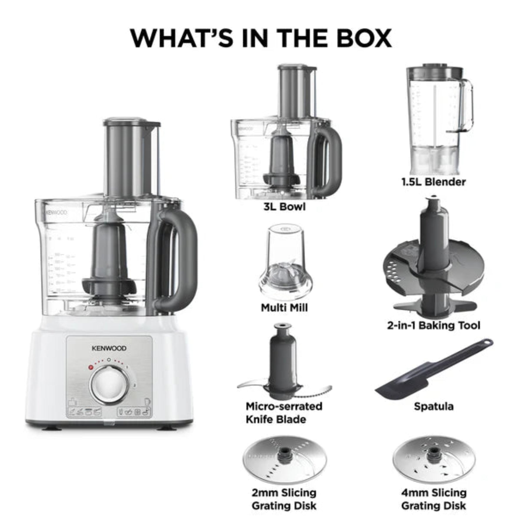 Kenwood Multipro Express White FDP65.400WH-3