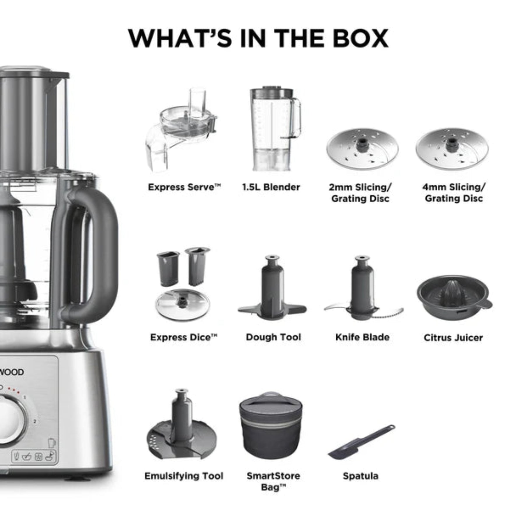 Kenwood Multipro Express Silver FDP65.820SI