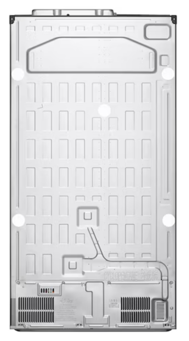 LG 703L Side by Side Fridge In Black Finish GC-B257KQJW-11