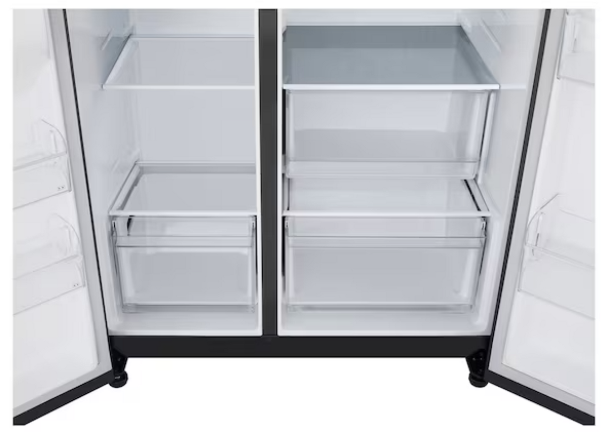 LG 703L Side by Side Fridge In Black Finish GC-B257KQJW-10