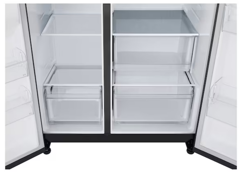 LG 703L Side by Side Fridge In Black Finish GC-B257KQJW-10
