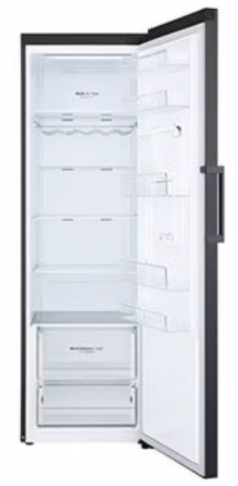 LG 380L Pigeon Pair Upright Fridge Matte Black GC-F411EQDM-2