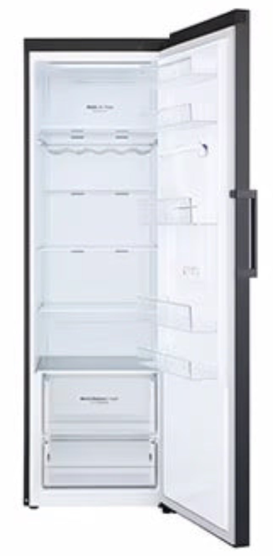 LG 380L Pigeon Pair Upright Fridge Matte Black GC-F411EQDM