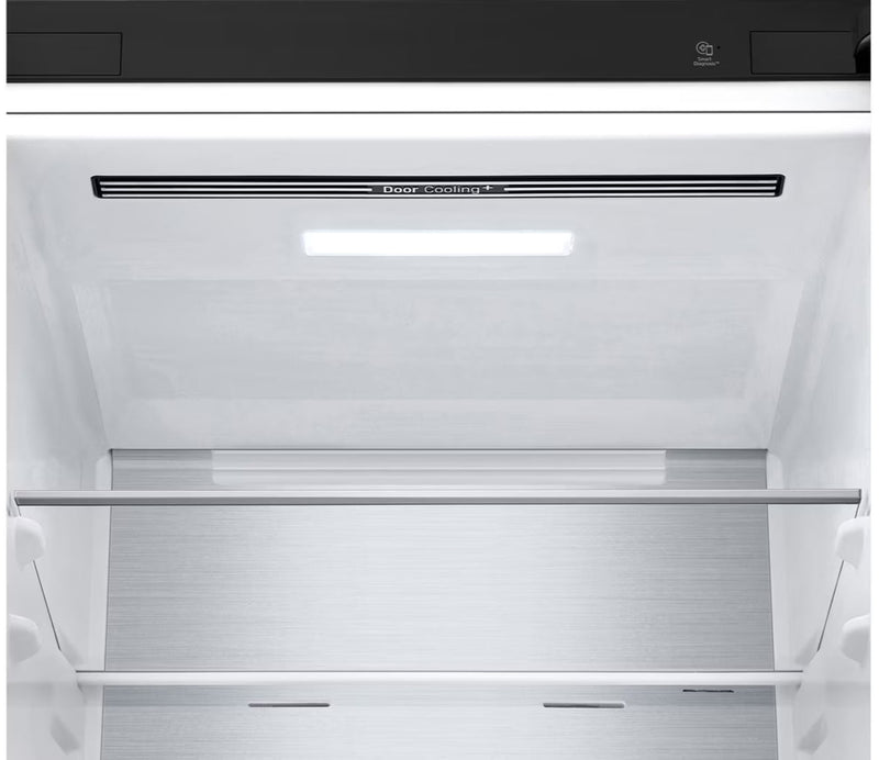 LG 343L Fridge Freezer Black With Door Cooling+ GC-F459FSUW-6
