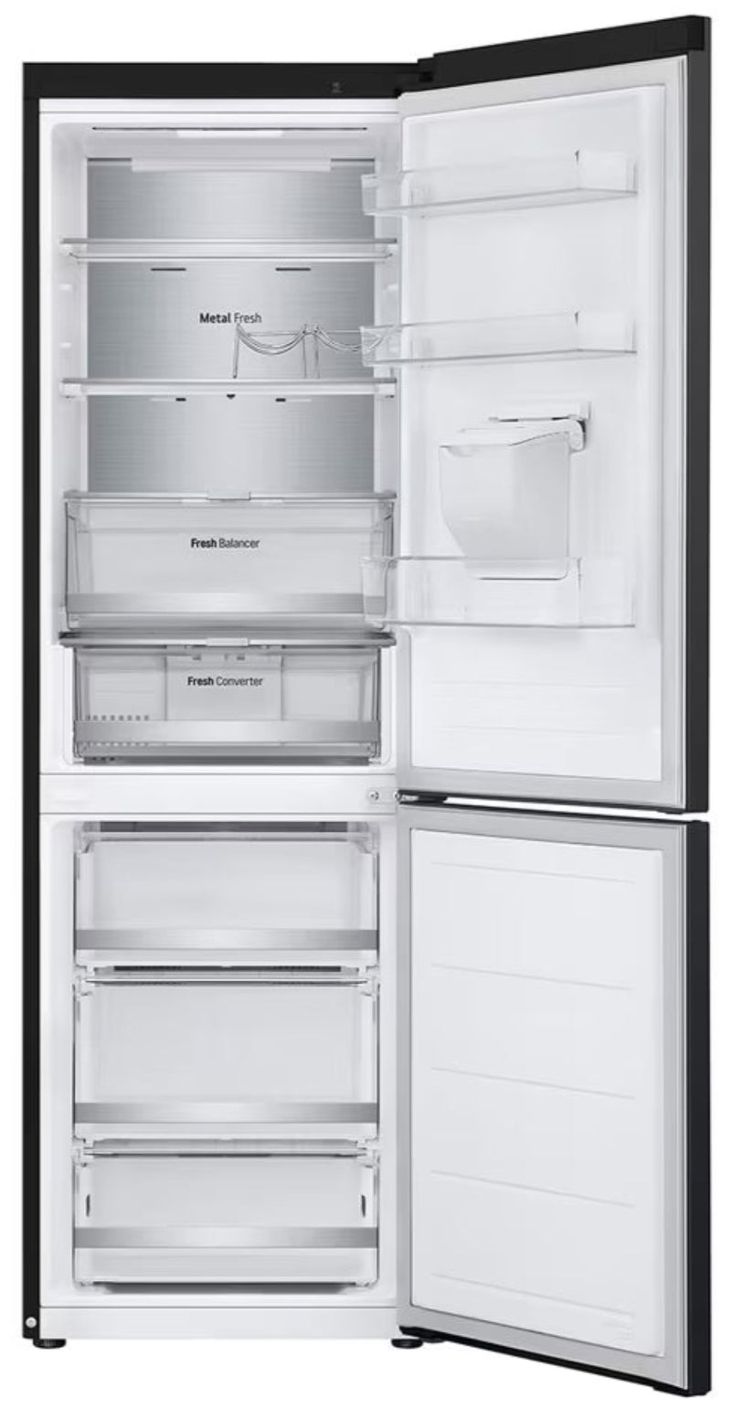 LG 343L Fridge Freezer Black With Door Cooling+ GC-F459FSUW-5