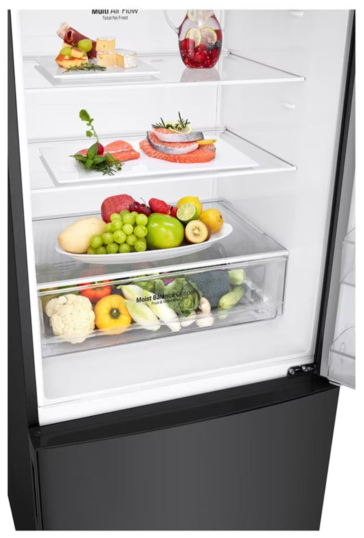 LG 446L Fridge Freezer Black GC-F569NQHM