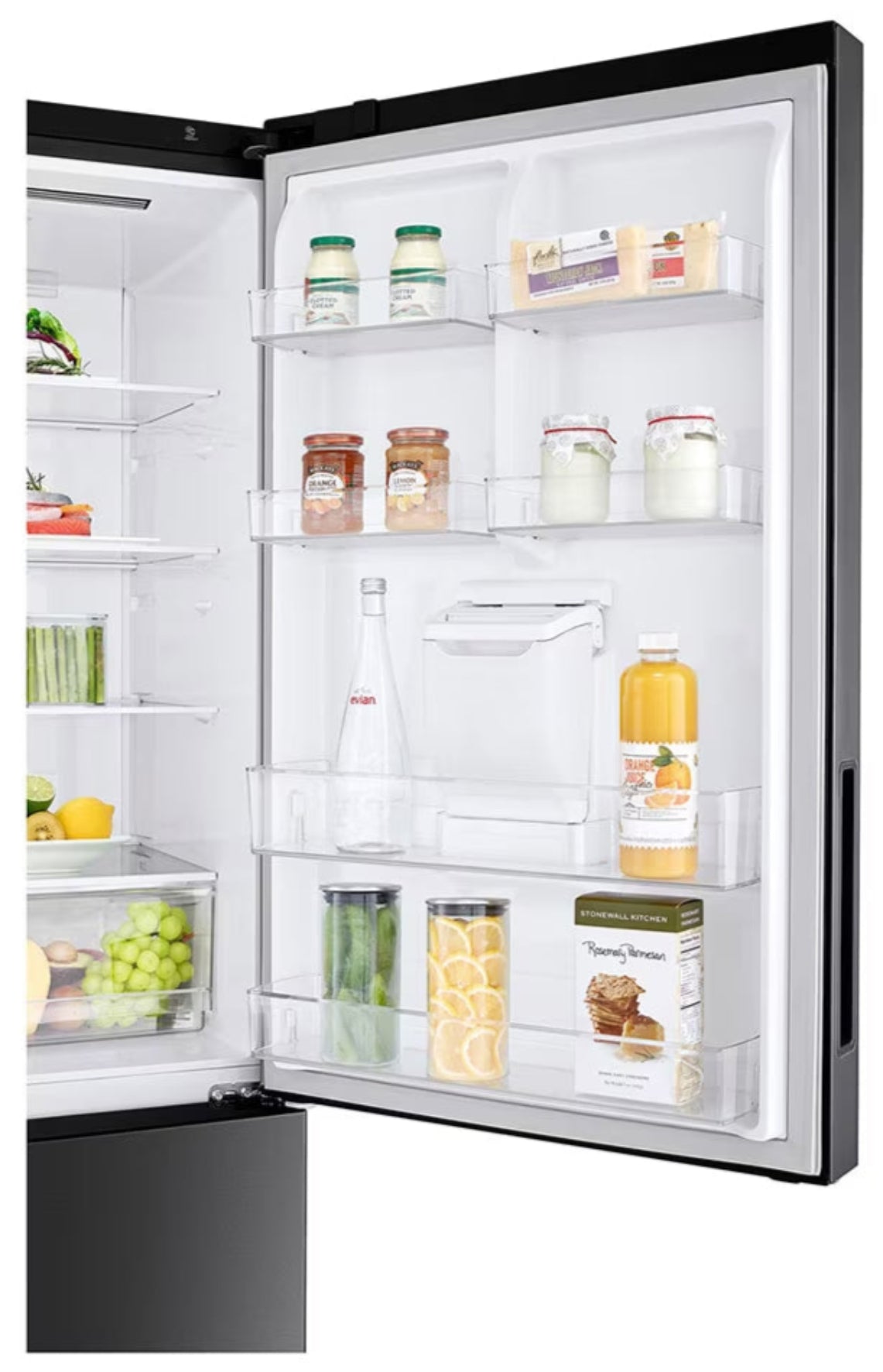 LG 446L Fridge Freezer Black GC-F569NQHM