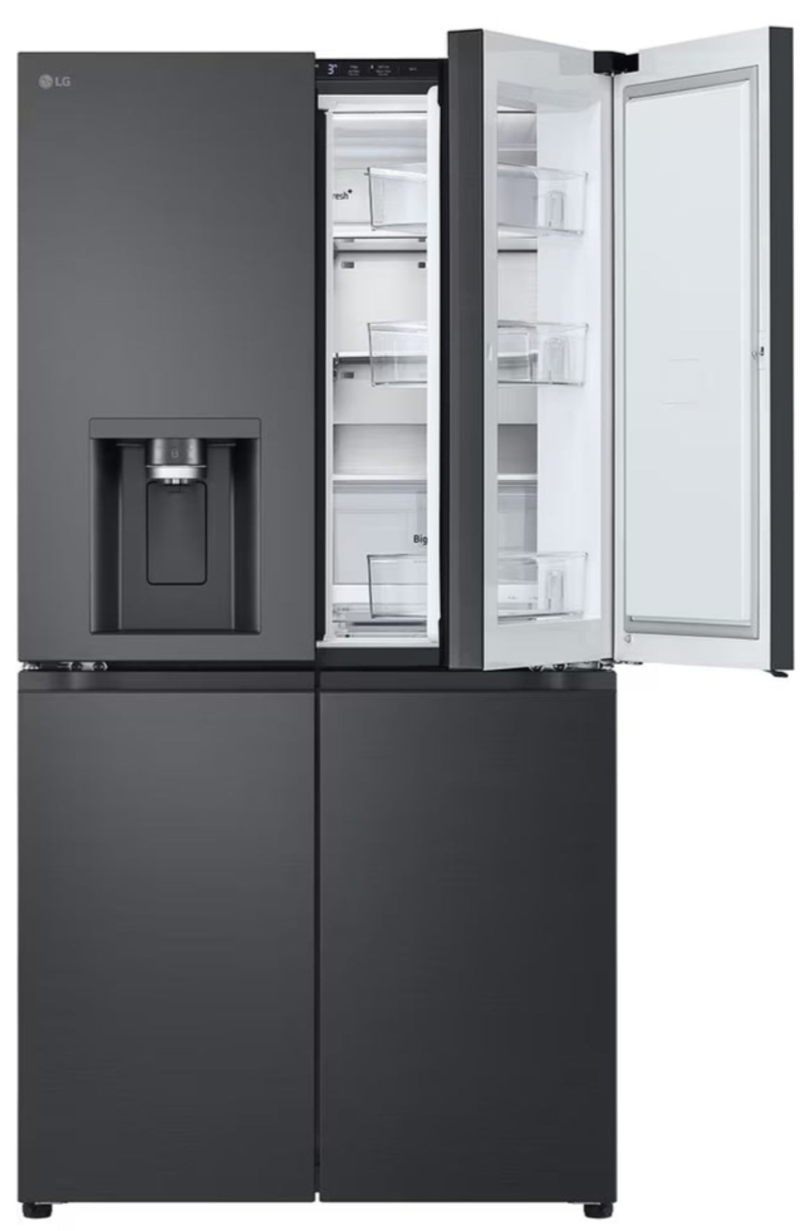 LG 679L Multi Door Fridge Black GC-J24FFCBB