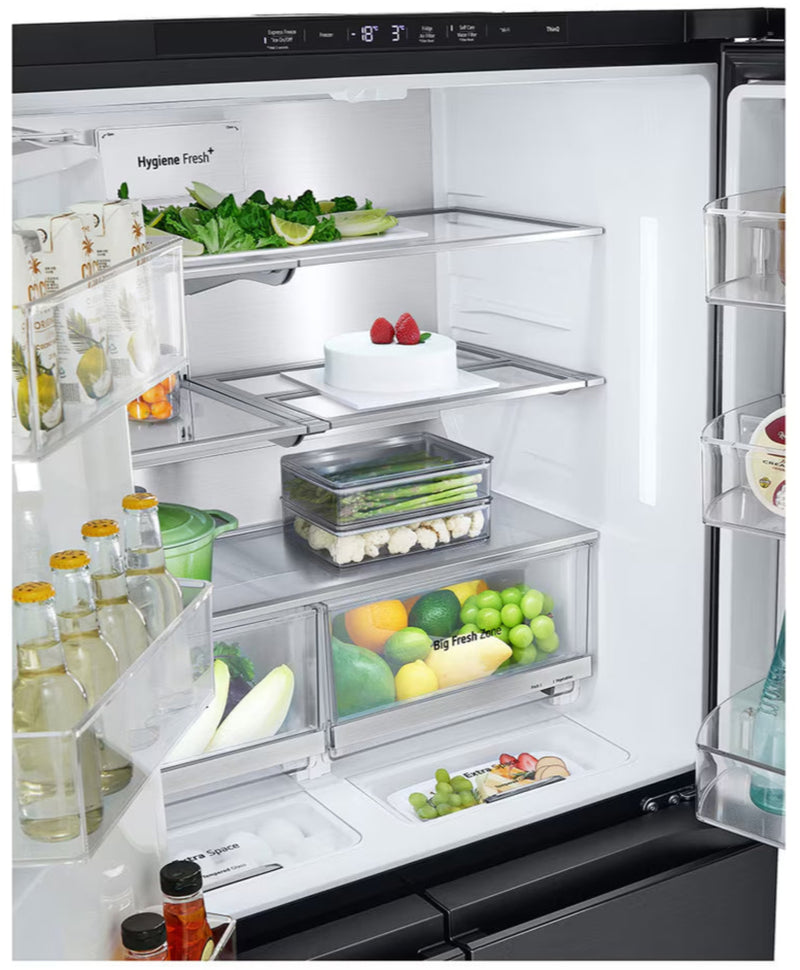 LG 679L Multi Door in Door With UVnano Fridge Black GC-J24FFCBB-7