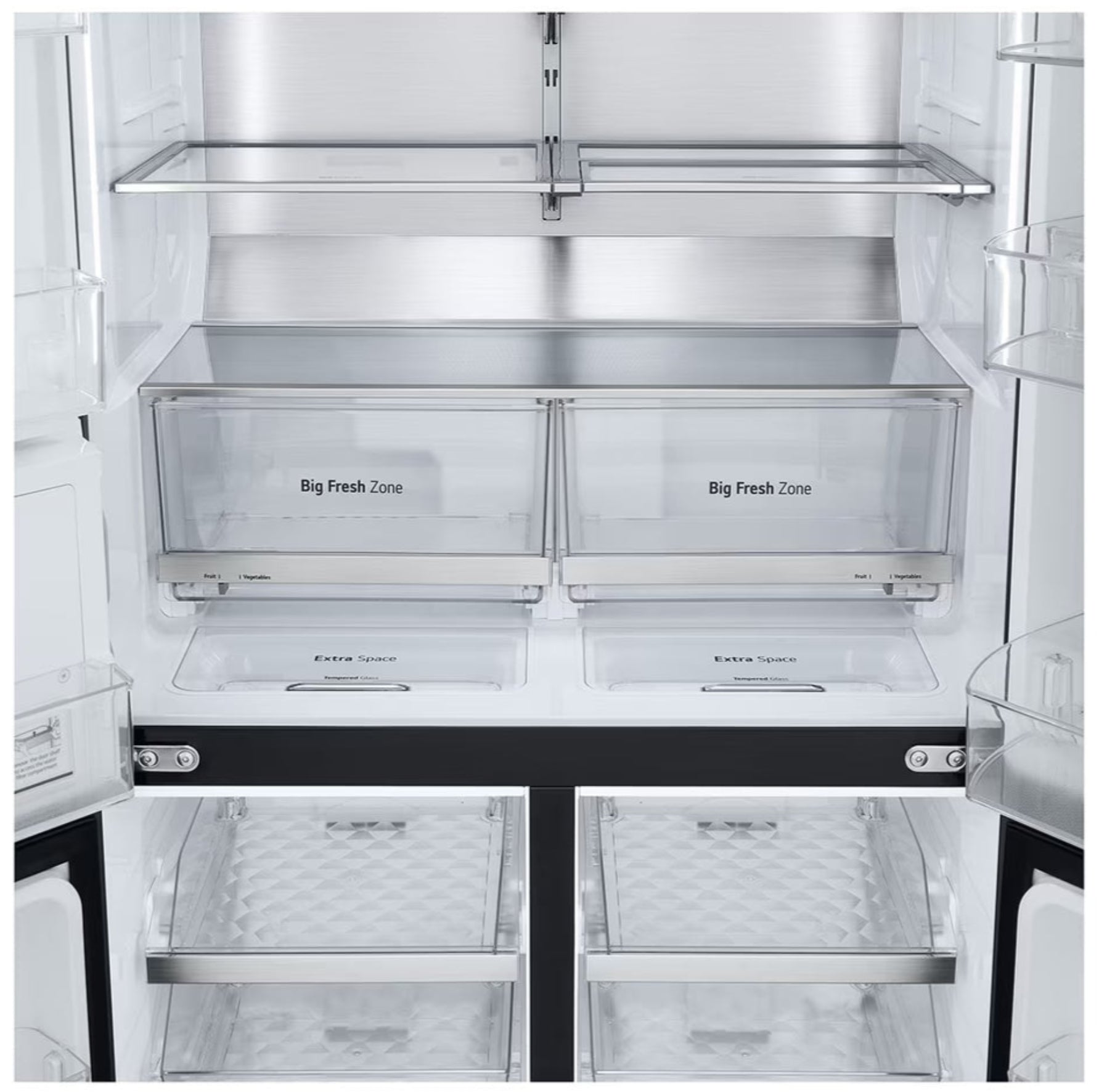 LG 679L Multi Door Fridge Black GC-J24FFCBB
