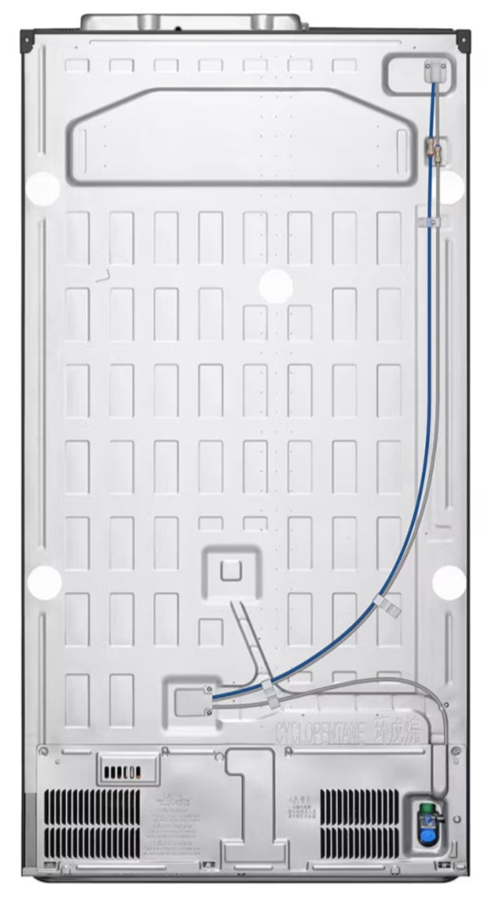 LG 611L Side By Side Fridge Silver GC-J257SLSS