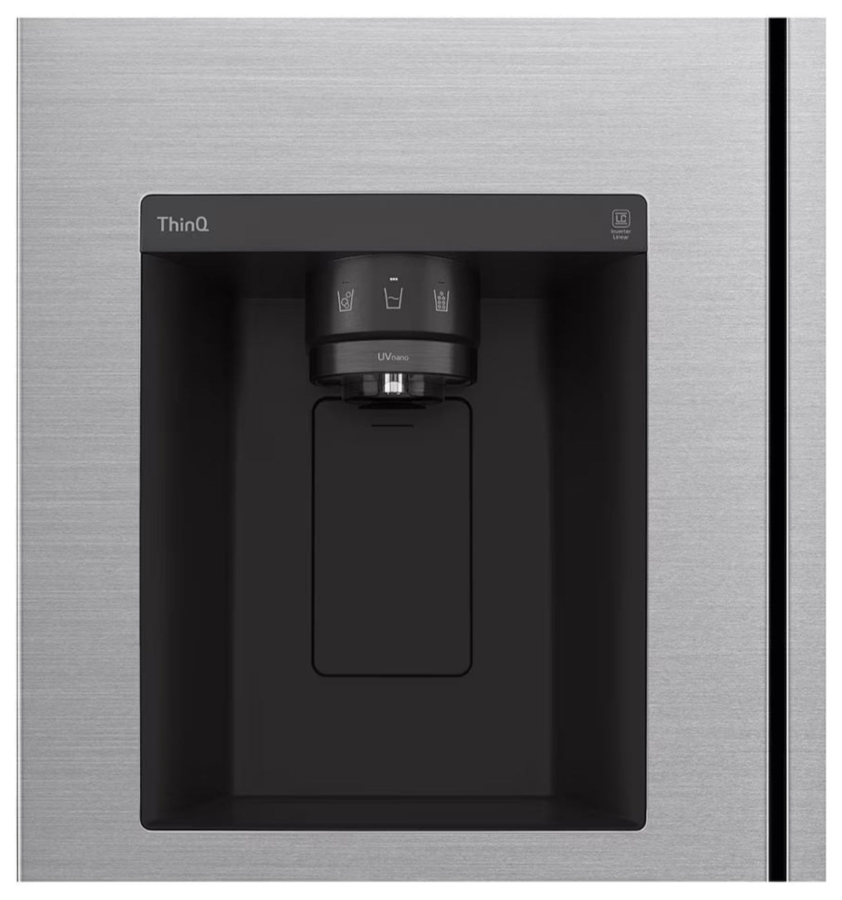 LG 611L Side By Side Fridge Silver GC-J257SLSS-11