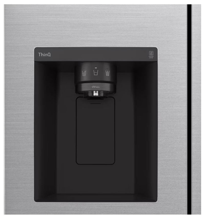 LG 611L Side By Side Fridge Silver GC-J257SLSS-11