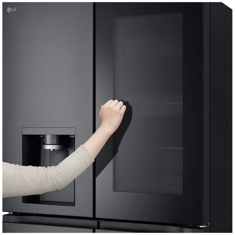 LG 733L French Door Fridge With UVnano in Black GC-X31FFCRL-7