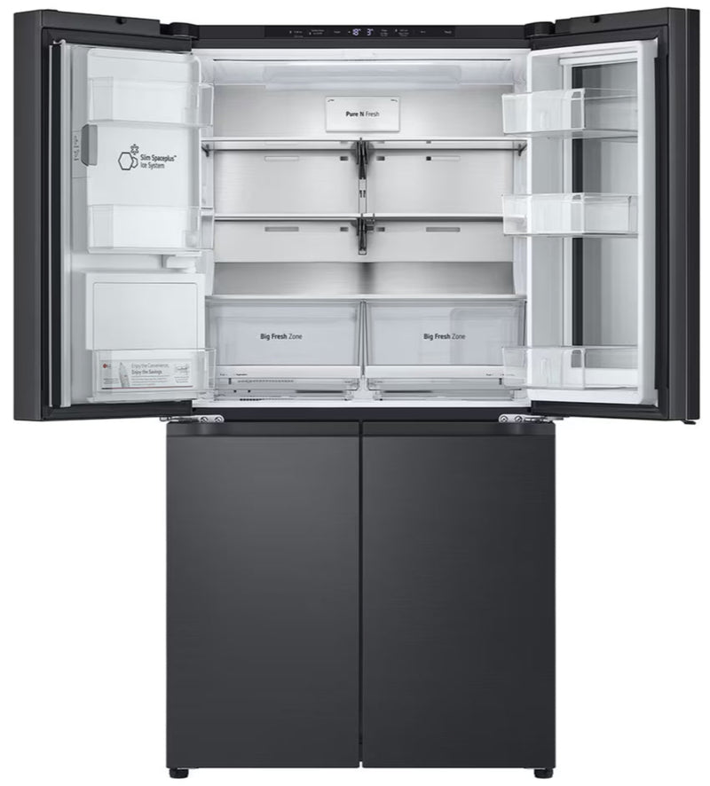 LG 733L French Door Fridge With UVnano in Black GC-X31FFCRL-11