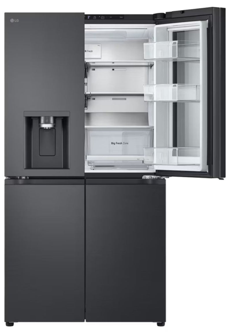 LG 733L French Door Fridge With UVnano in Black GC-X31FFCRL-6